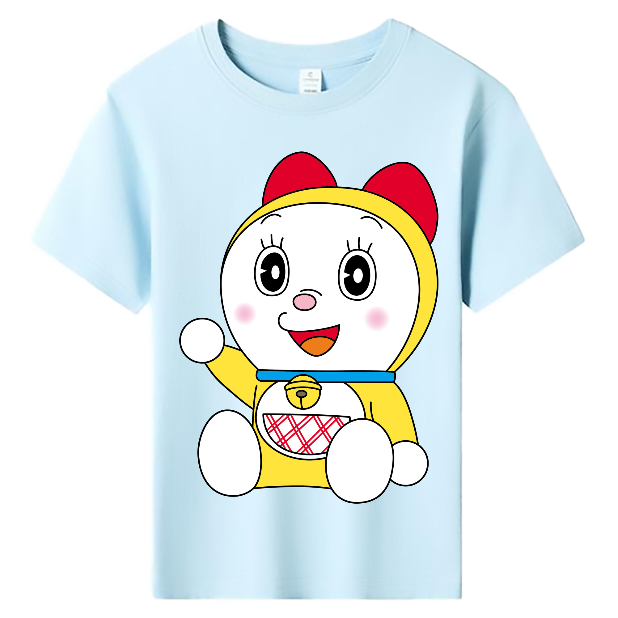 （画像用） ドラえもん ドラミ Doraemon Dorami 綿100％キッズTシャツ（フロントプリント）